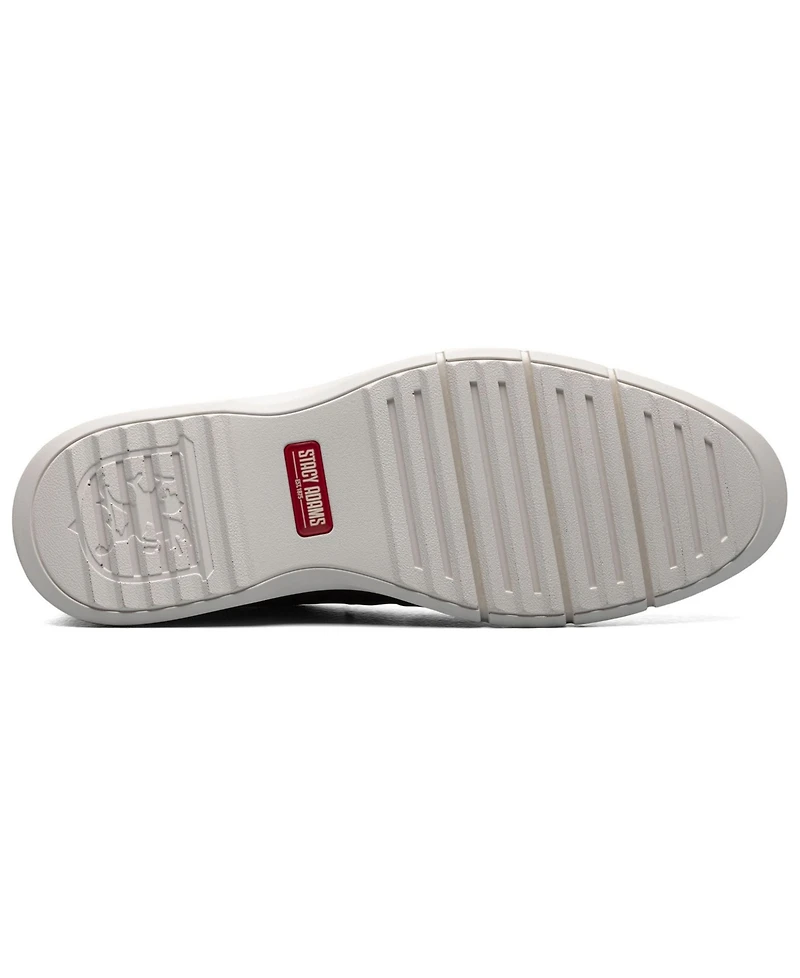 Stacy Adams Men's Synchro Plain Toe Elastic Lace Shoes