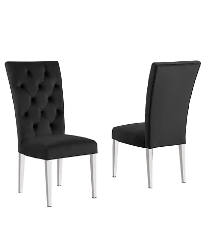 Layla Modern Upholstered Side Chairs