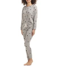 Tommy Hilfiger Women's Hacci Printed Pajama Set