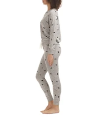 Tommy Hilfiger Women's Hacci Printed Pajama Set