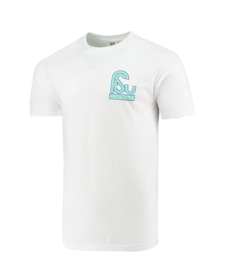 Men's White Florida State Seminoles Beach Club T-shirt