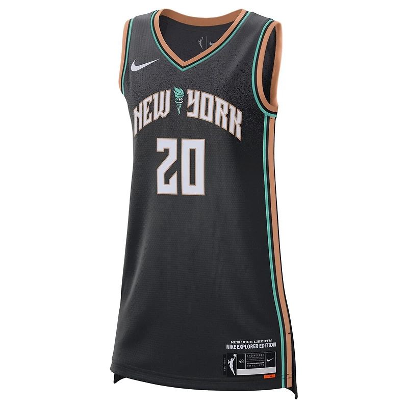 Women's Nike Sabrina Ionescu Black New York Liberty 2021 Explorer Edition Victory Player Jersey