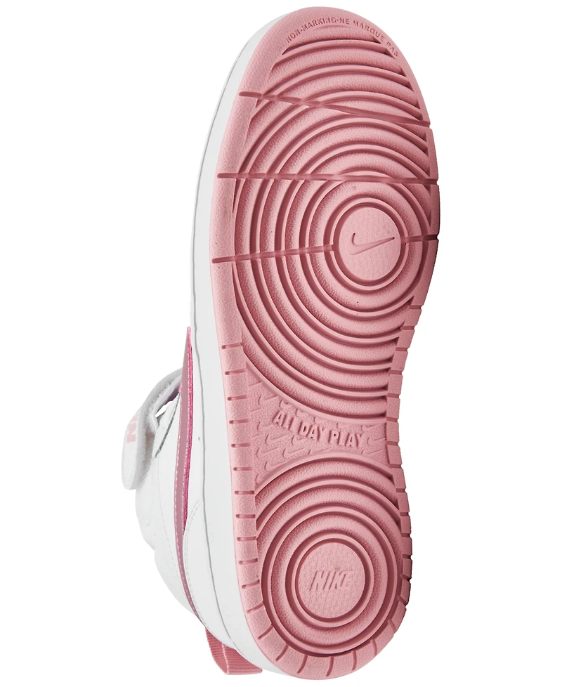 Nike Big Girls Court Borough Mid 2 Casual Sneakers from Finish Line