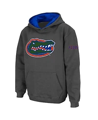 Big Boys Charcoal Florida Gators Logo Pullover Hoodie