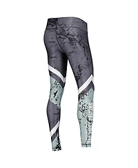 Women's Concepts Sport Black, Silver Las Vegas Raiders Dormer Knit Sublimated Leggings