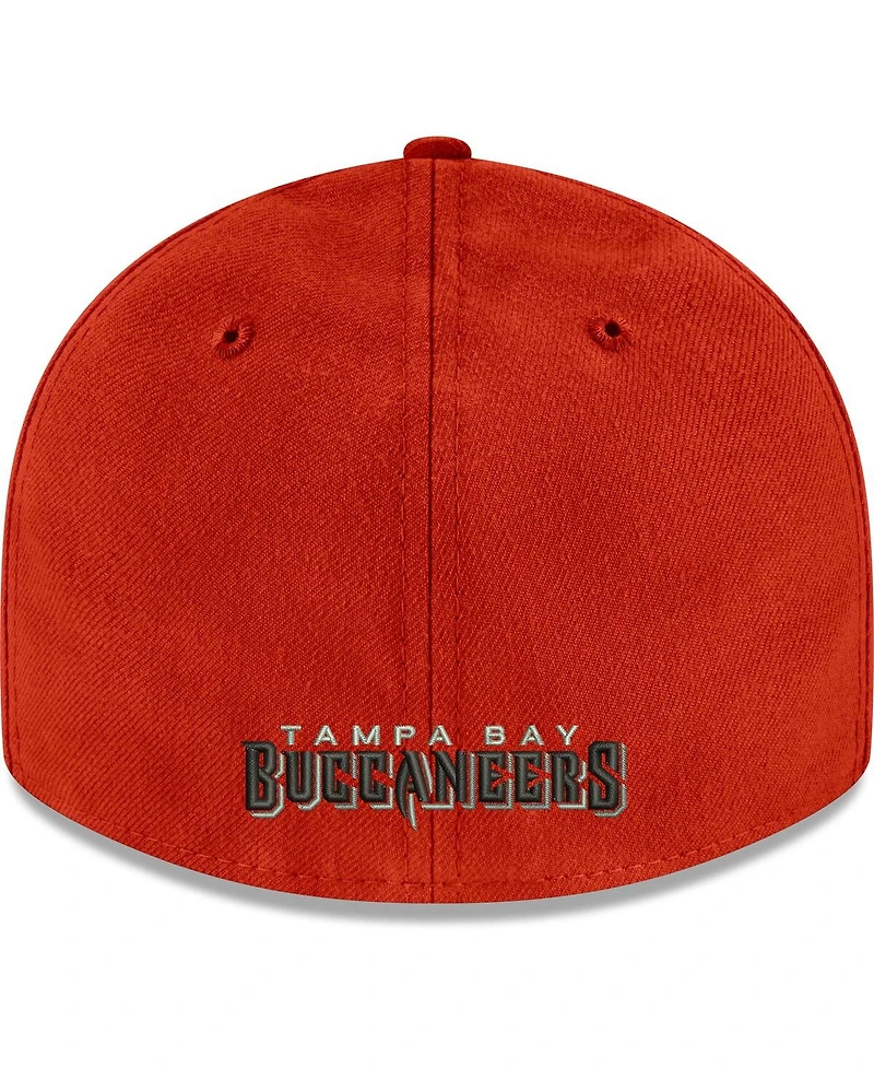 Men's Red Tampa Bay Buccaneers Omaha Low Profile 59FIFTY Fitted Team Hat