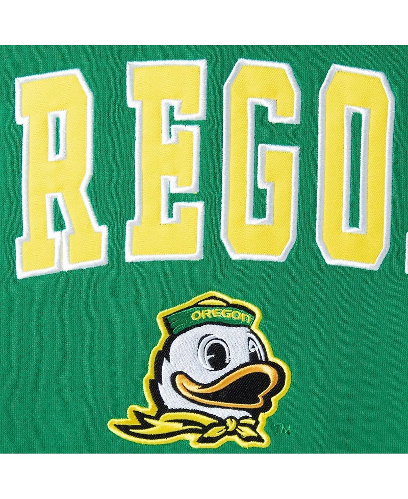 Big Boys Green Oregon Ducks 2-Hit Team Pullover Hoodie