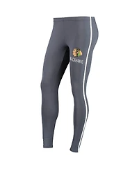 Women's White, Charcoal Chicago Blackhawks Sonata T-shirt and Leggings Set