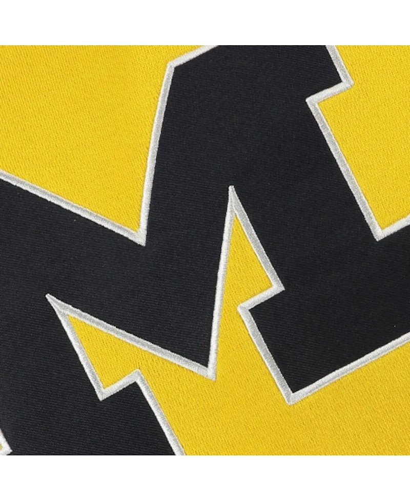Big Boys Yellow Michigan Wolverines Logo Pullover Hoodie