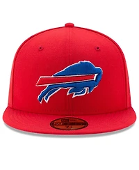 Men's Red Buffalo Bills Omaha 59FIFTY Fitted Hat