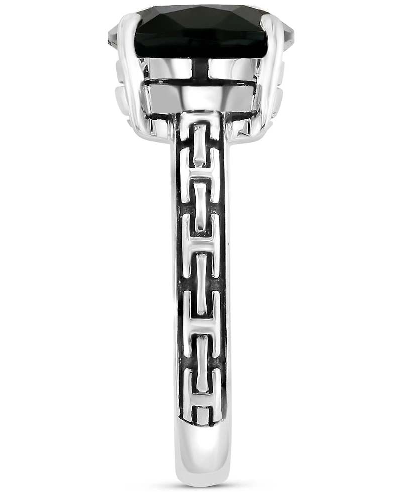 Effy Onyx Ring in Sterling Silver