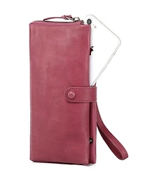 Old Trend Women's Genuine Leather Snapper Clutch