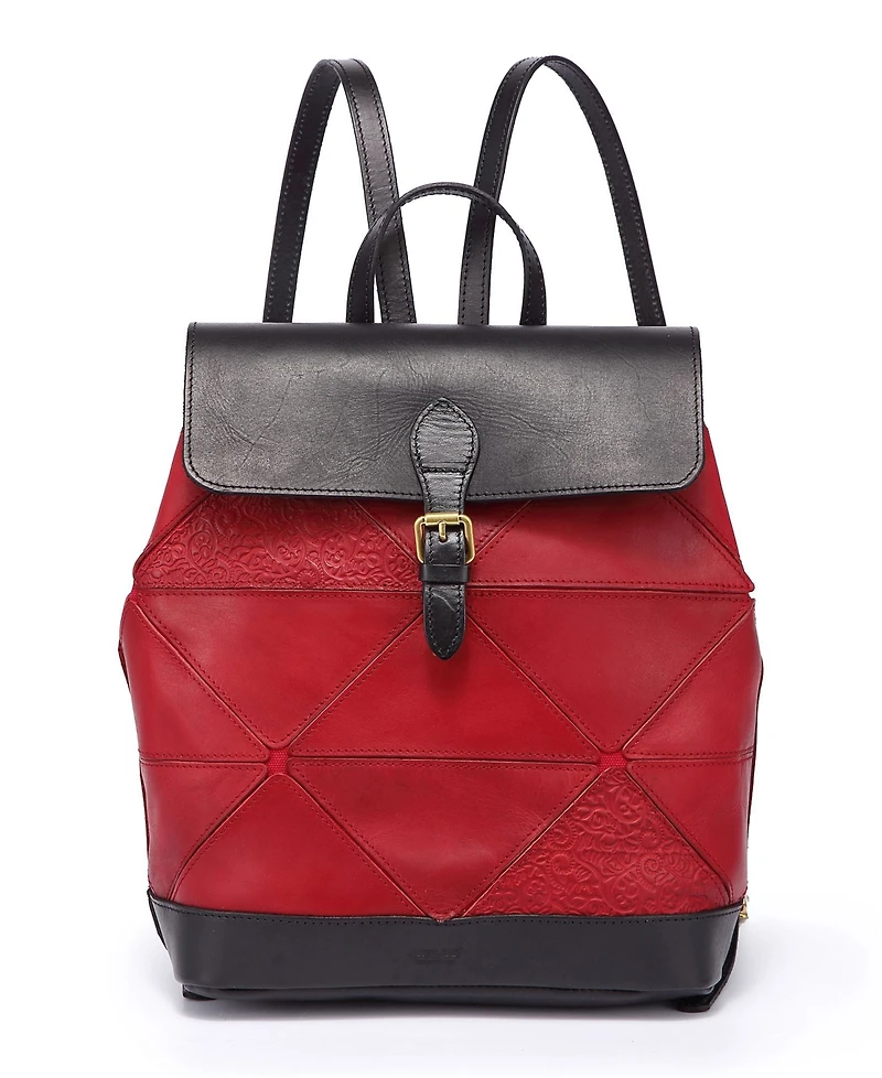 Old Trend Women's Genuine Leather Prism Backpack