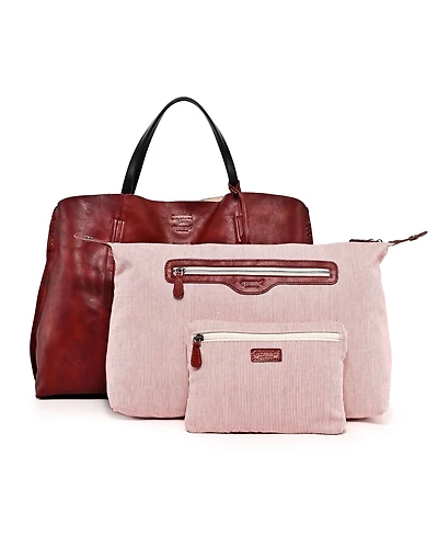 Old Trend Women's Genuine Leather Forest Island Tote Bag