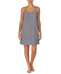 Lauren Ralph Cotton Knit Double-Strap Nightgown