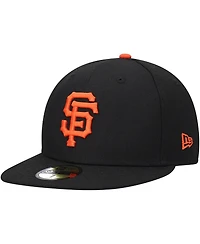 Men's New Era Black San Francisco Giants 9/11 Memorial Side Patch 59Fifty Fitted Hat