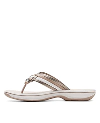 Clarks Women's Cloudsteppers Breeze Coral Flip Flops