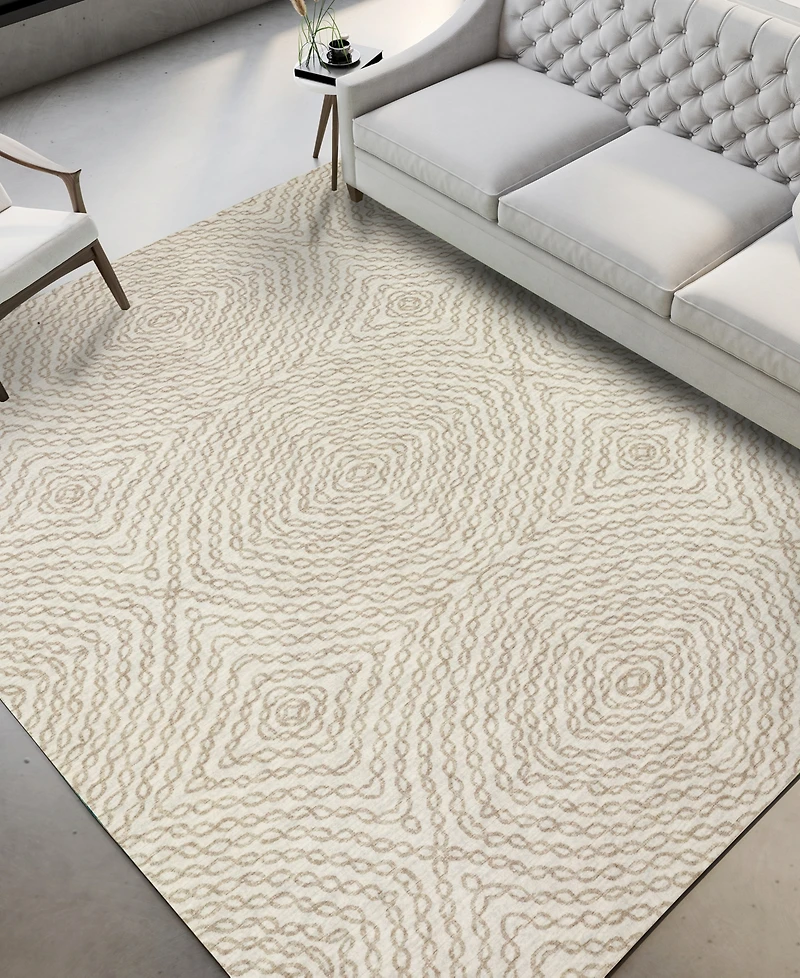 Dalyn Brisbane Washable BR3 5' x 7'6" Area Rug
