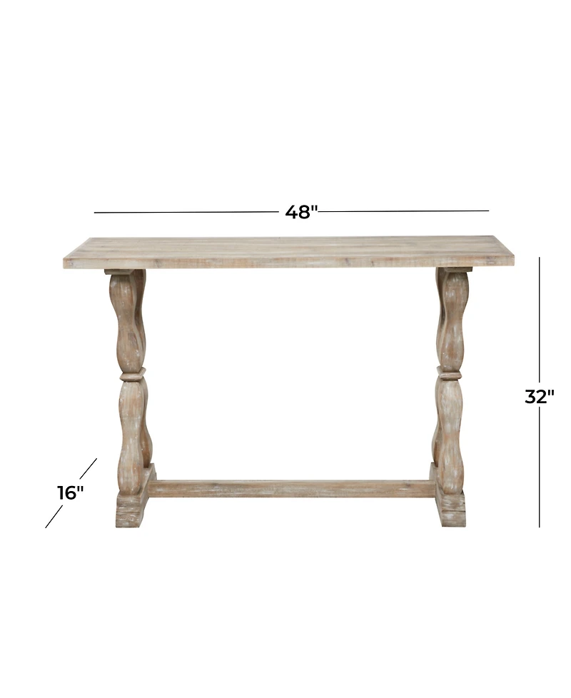 Fir Farmhouse Console Table