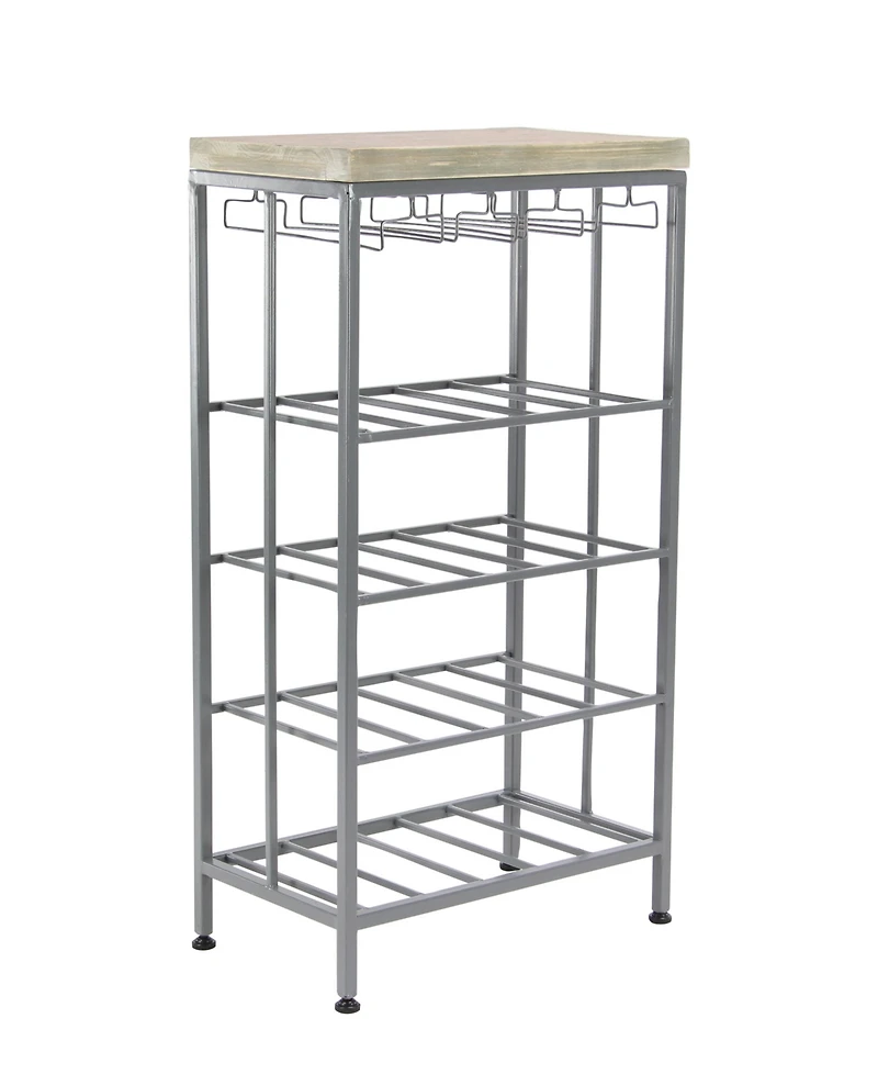 Contemporary Metal Wine Storage