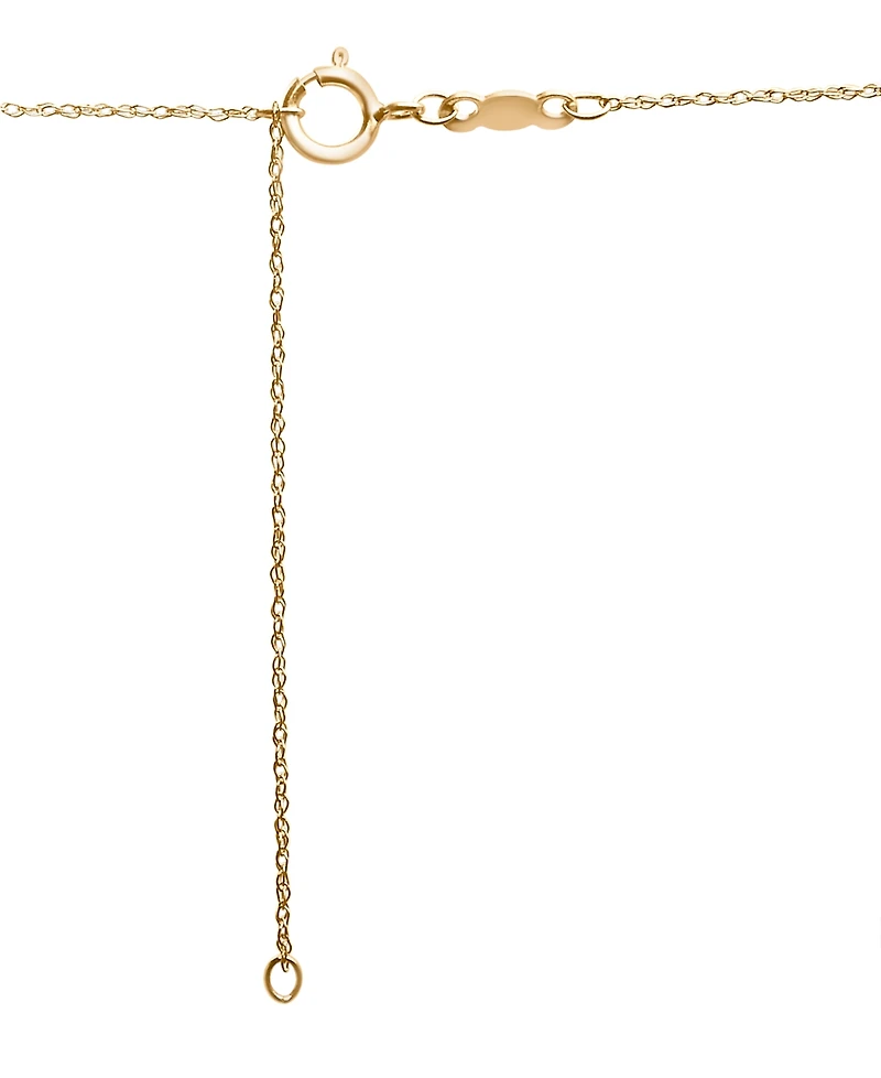 Wrapped Diamond Butterfly Pendant Necklace (1/6 ct. t.w.) 14k Gold (Also Available Black Diamond)
