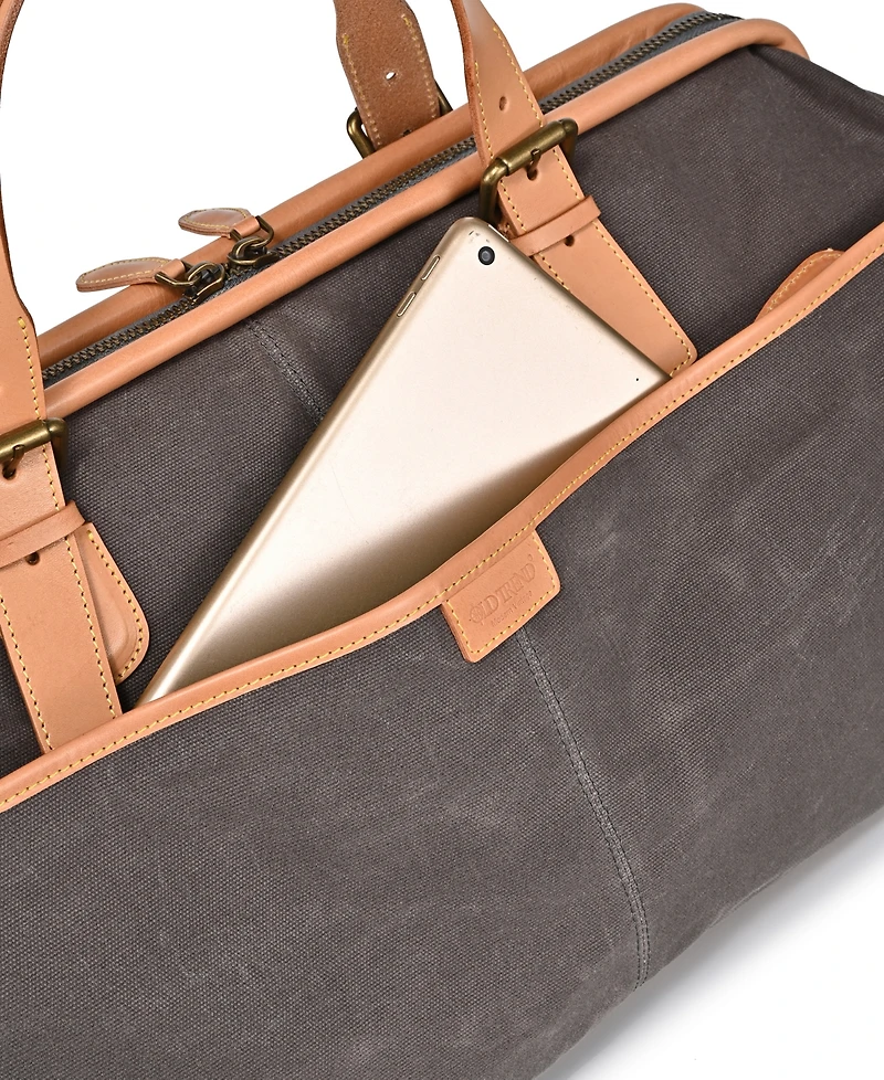 Old Trend Women's Waxed Cotton Canvas Speedwell Travel Bag