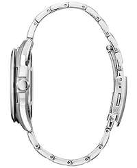 Star Wars by Citizen Luke & Vader Duel Silver-Tone Stainless Steel Bracelet Watch 41mm
