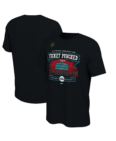 Men's Nike Black Georgia Bulldogs College Football Playoff 2022 National Championship Game Bound T-shirt