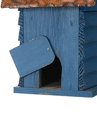 Glitzhome 12" Cottage Birdhouse