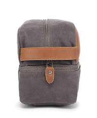 Tsd Brand Stone Creek Waxed Canvas Toiletry Bag