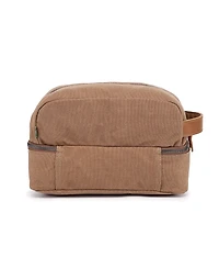 Tsd Brand Stone Creek Waxed Canvas Toiletry Bag