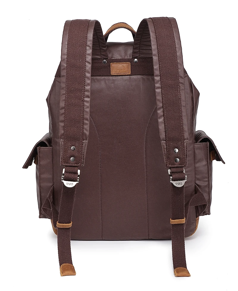 Tsd Brand Urban Light Traveller Canvas Backpack
