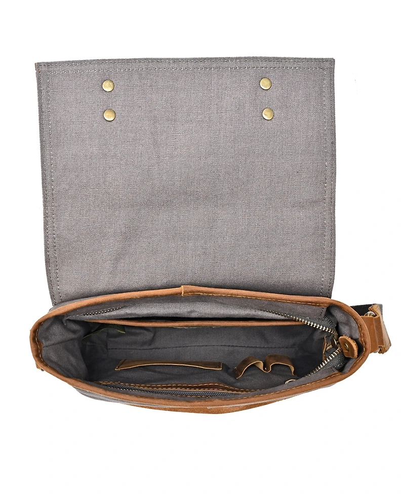 Tsd Brand Valley Oak Canvas Crossbody Bag