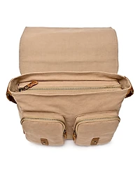 Tsd Brand Valley Oak Canvas Messenger Bag