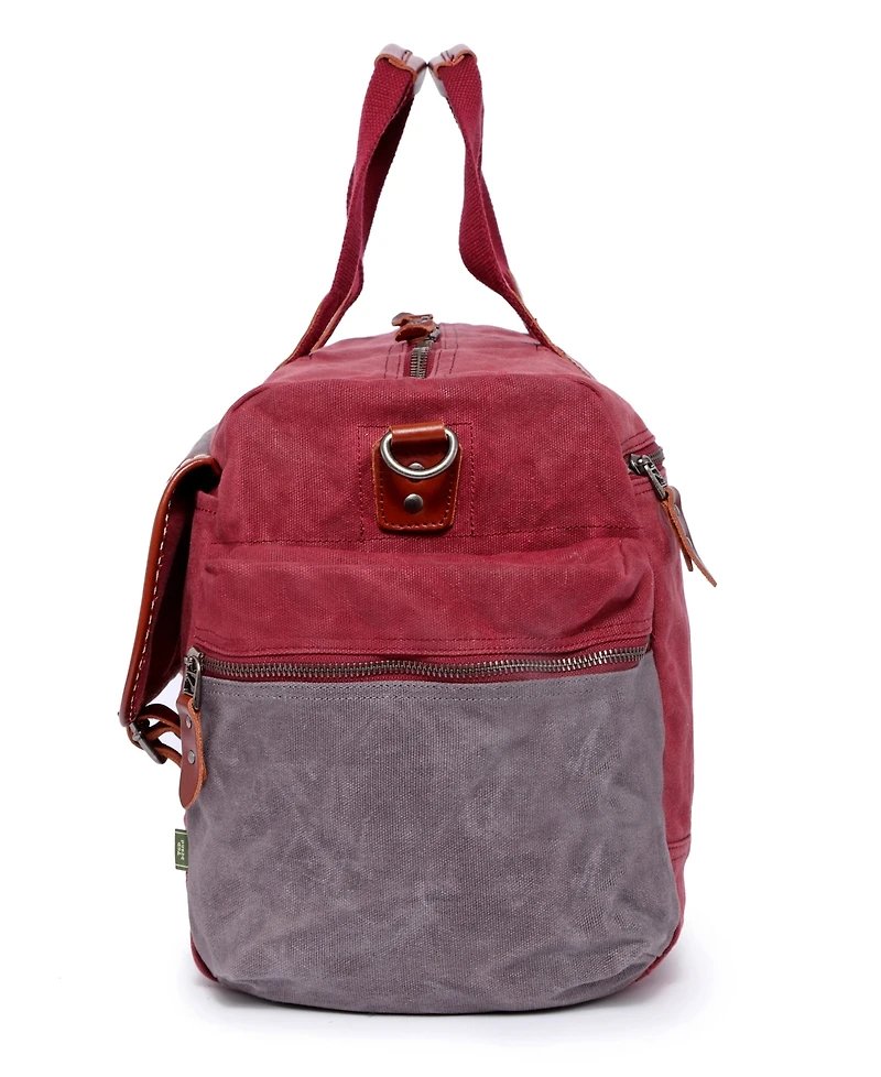 Tsd Brand Stone Creek Waxed Canvas Duffel Bag