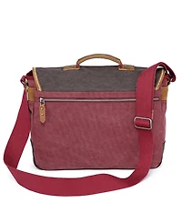 Tsd Brand Mountain Wood Canvas Messenger Bag