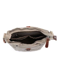 Tsd Brand Forest Canvas Crossbody Bag
