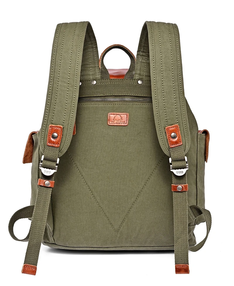 Tsd Brand Hosta Valley Canvas Backpack