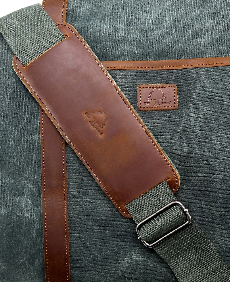 Tsd Brand Stone Creek Waxed Canvas Travel Bag