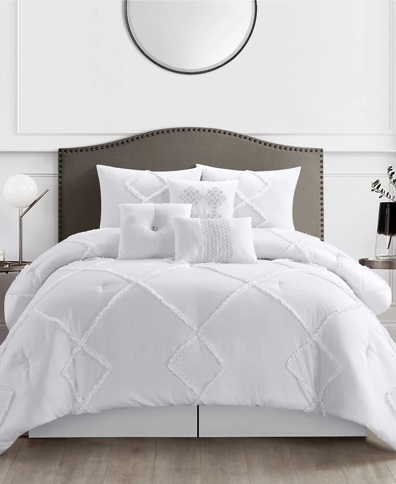 Stratford Park Amber 7-Piece Comforter Set, California King
