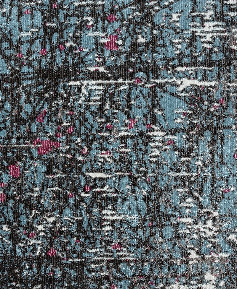 Closeout! Lr Home Frenzy Abstract Fuchsia Splatter 5' x 7'6" Area Rug