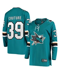 Women's Fanatics Logan Couture Teal San Jose Sharks Breakaway Home Player Jersey