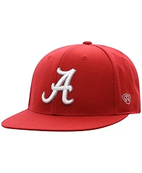 Men's Top of the World Crimson Alabama Tide Team Color Fitted Hat