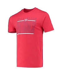 Men's Concepts Sport Navy, Red Washington Nationals Meter T-shirt and Shorts Sleep Set