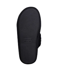 Women's Foco Boston Bruins Script Cross Slide Slippers
