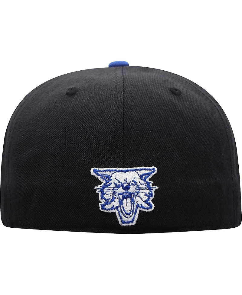 Men's Top of the World Black, Royal Kentucky Wildcats Team Color Two-Tone Fitted Hat