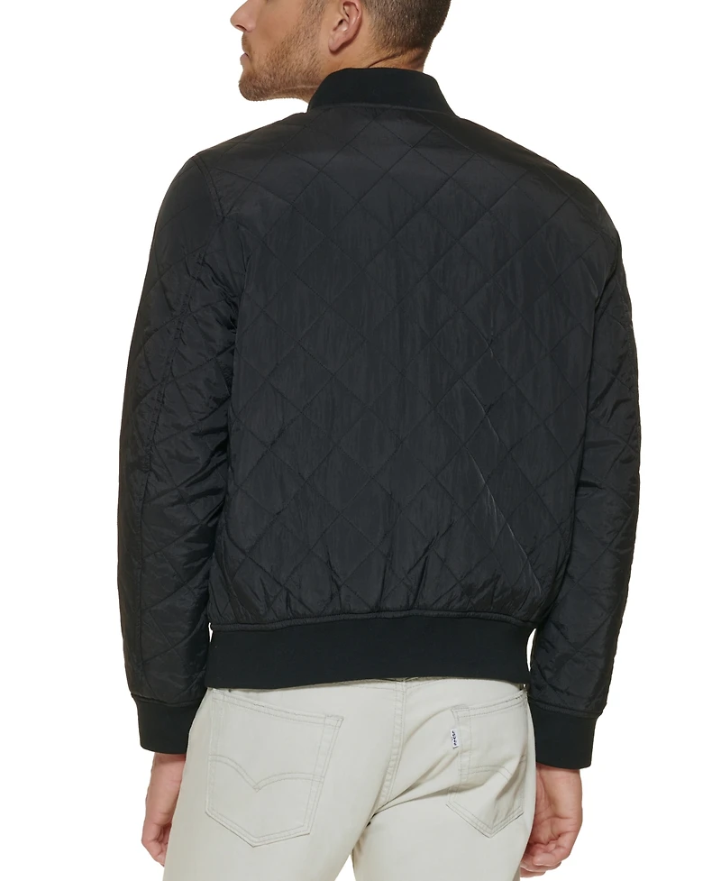 Levi's Men's Regular-Fit Diamond-Quilted Bomber Jacket