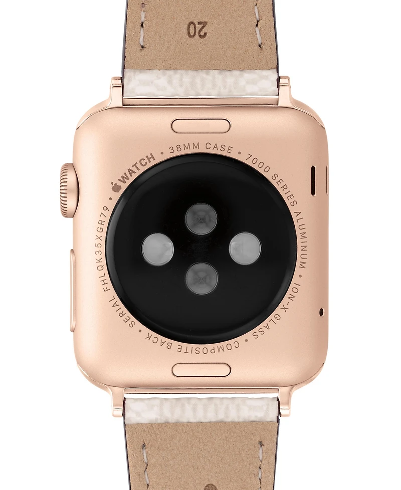 Coach Sand Canvas Strap 38/40/41mm Apple Watch Band