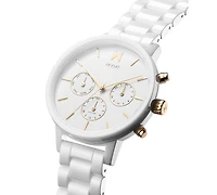 Mvmt Nova White Ceramic Bracelet Watch 38mm