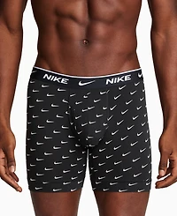 Nike Men's 3-Pack Dri-fit Essential Cotton Stretch Boxer Briefs